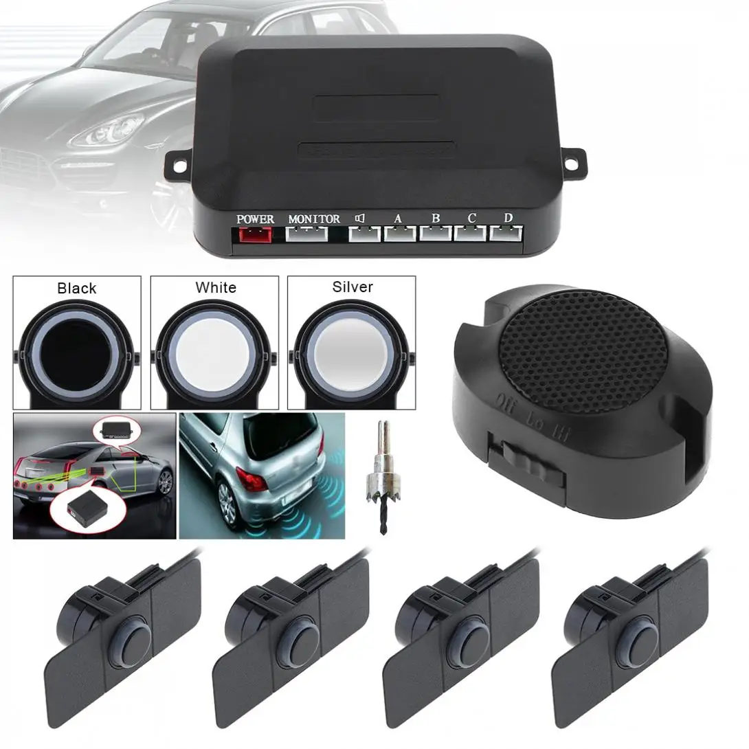 Система помощи радарам заднего хода с 4 датчиками 16 5 мм|sensor reverse|sensor autobackup radar |