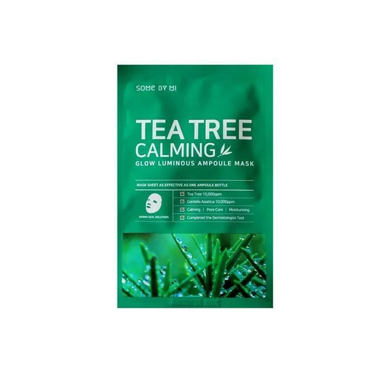 

Отбеливающая увлажняющая маска для лица SOME BY MI 30 Days Tea Tree Cal mi ng Glow Lu mi nous