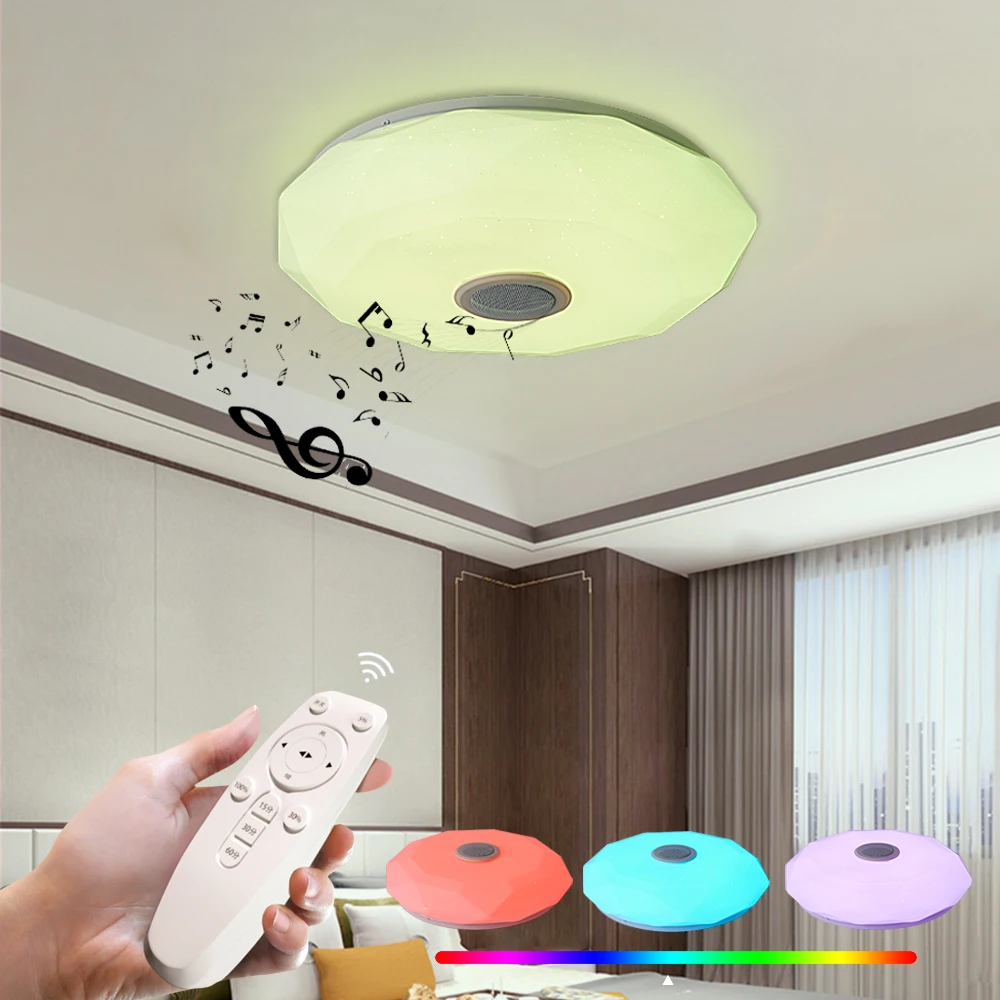 Светодиодный потолочный светильник RGB вечерние светильники для гостиной спальни