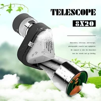 8x20 monocular outdoor binoculars high definition night vision mini pocket binoculars suitable for hunting and camping