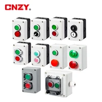 two position button switch control box waterproof power box emergency stop self reset 22mm self locking self reset