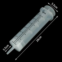hot sale reusable 150300ml plastic large capacity syringe transparent sterile measuring injection syringe nutrient hydroponics