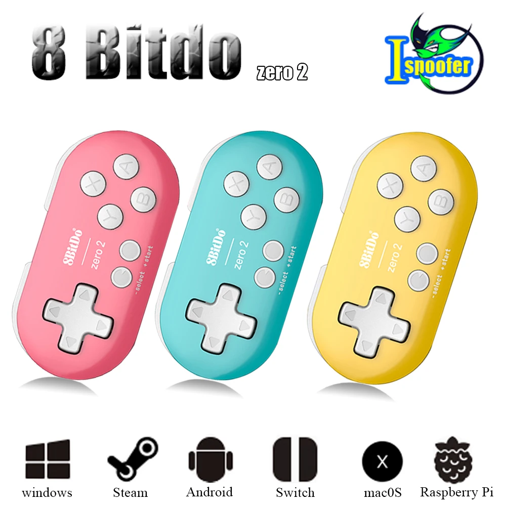 

8BitDo Zero 2 Bluetooth Gamepad Mini Controller Compatible for Nintendo Switch Windows Android macOS