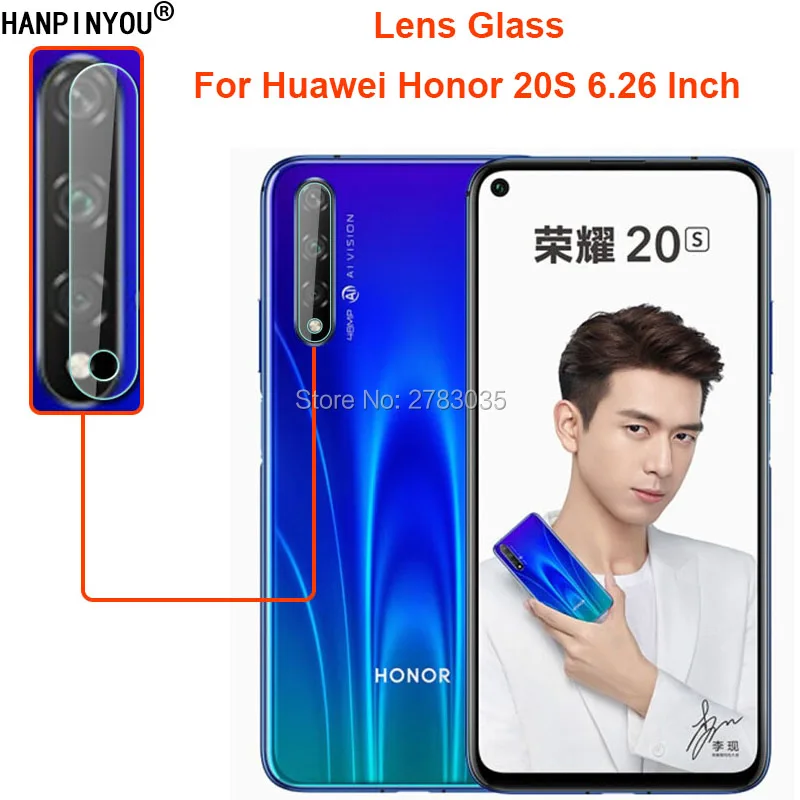 Прозрачная ультратонкая Защитная пленка для объектива задней камеры Huawei Honor 20S 6 26