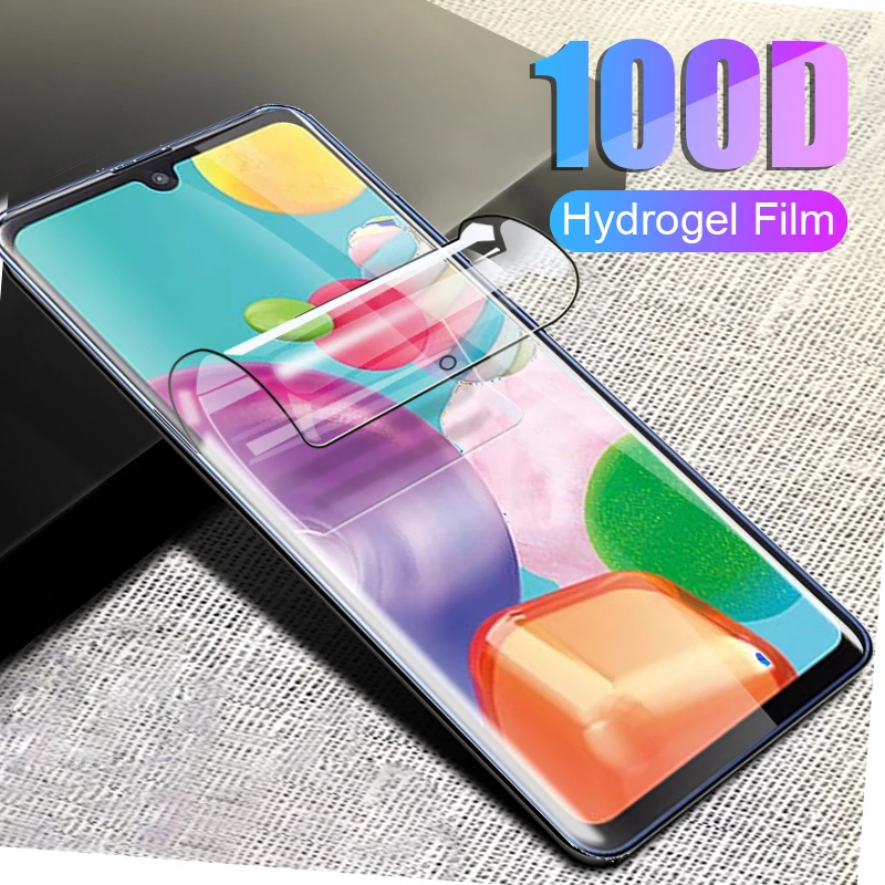 Гидрогелевая пленка 100D с полным покрытием для Samsung Galaxy A41 защитная sumsung galax A 41 2