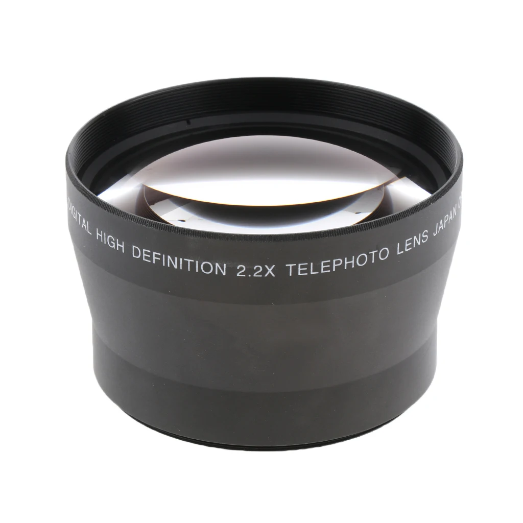 72mm 2.2x Telephoto Lens Teleconverter for Nikon Nikkor 24-120mm AF-S,18-200mm Camera Universal