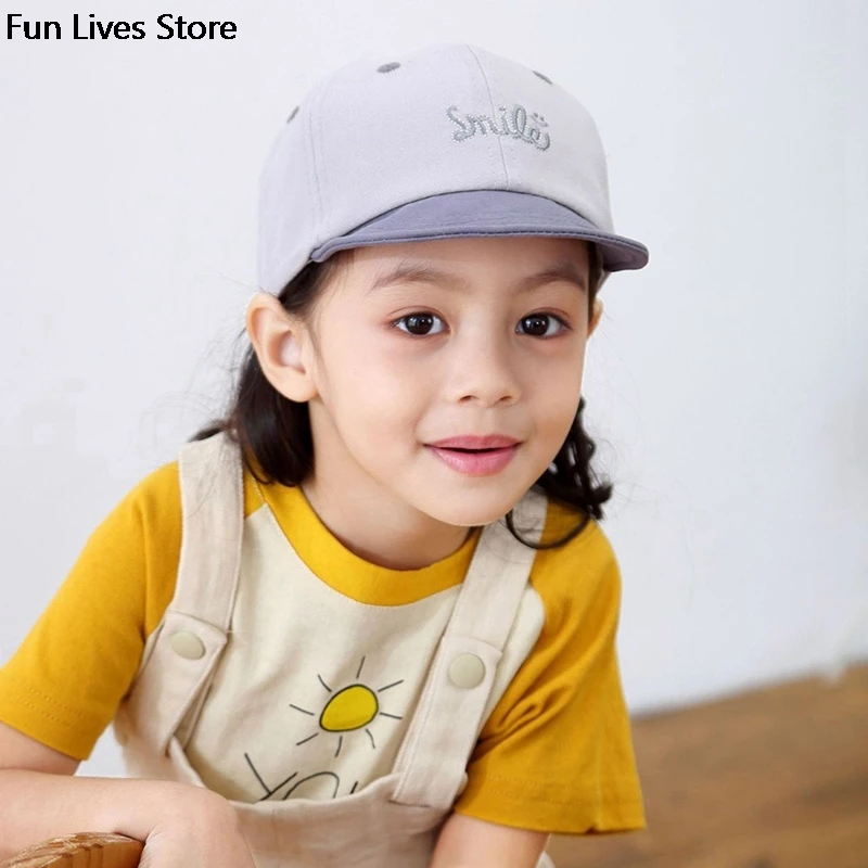 Children Canvas Visors Caps UV Protection Washable Visor Cap Kids Sunshade Beach Hats Girls Outdoor Summer Casual Wide Brim Hat |