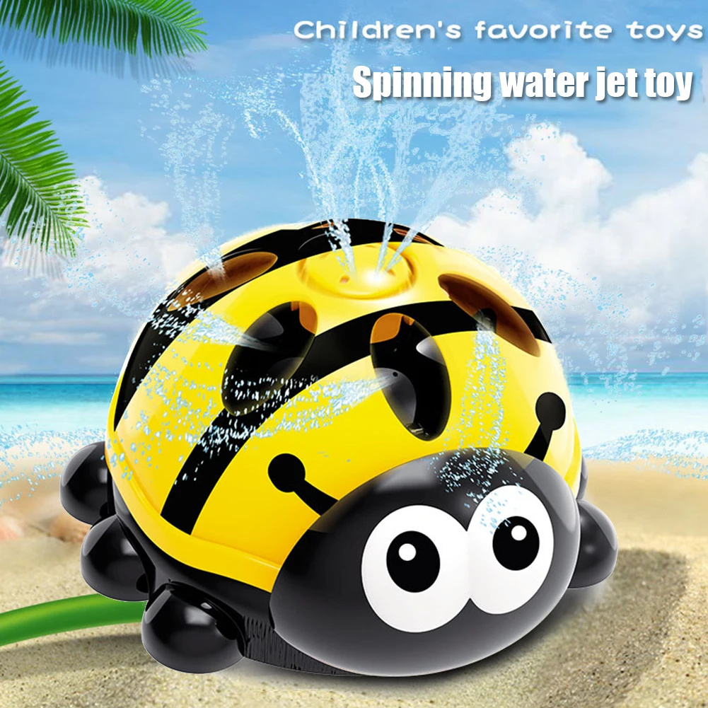 Детский спринклер божья коровка игрушка с распылителем воды огонь гидрант для