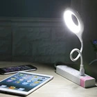 Портативный USB-светильник для чтения, 5 В, светодиодный ночной Светильник