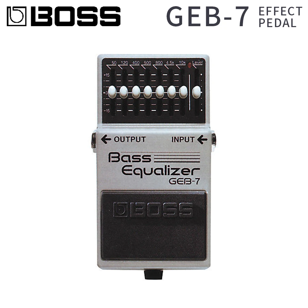 Boss GEB-7 Bass Guitar Effect Pedal equalizer PSA model  exp