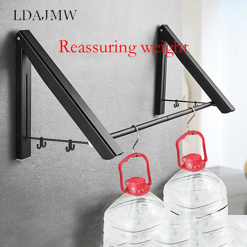 Вешалка для белья телескопическая невидимая вешалка сушки в ванной комнате и на