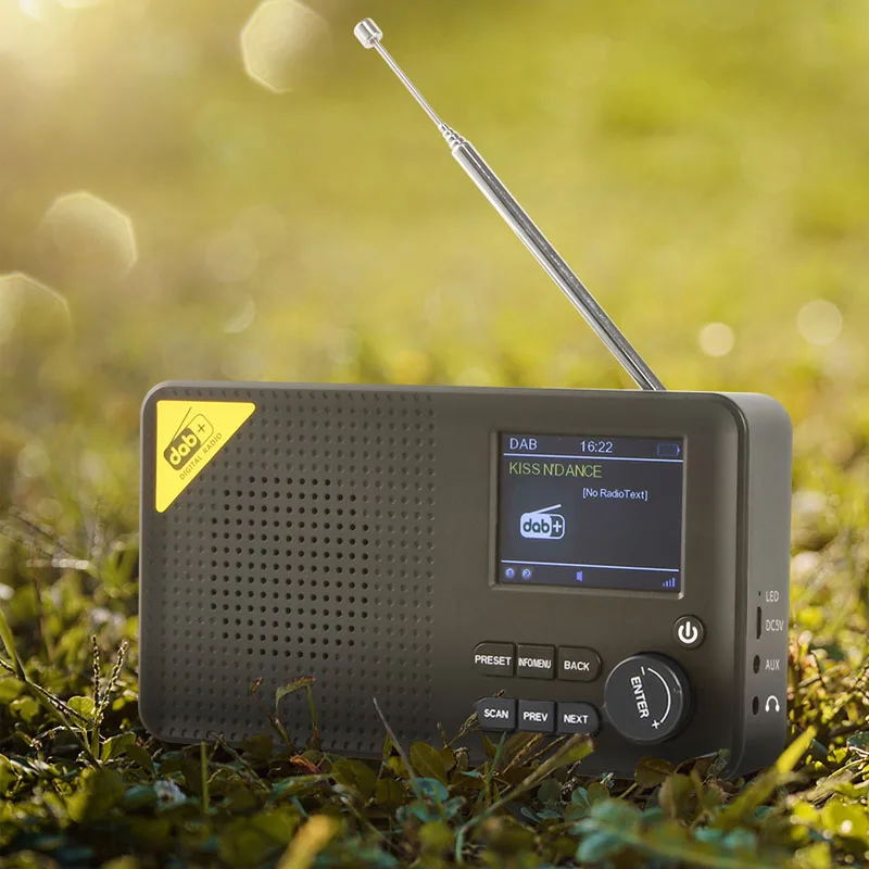 Портативный Bluetooth FM радио DAB/DAB + приемник стерео музыкальный плеер с 2 4