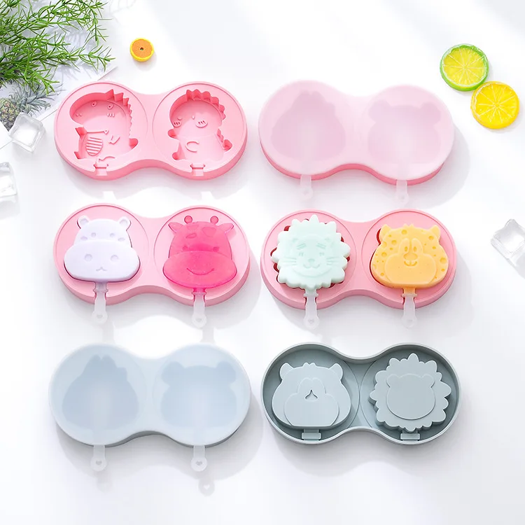 

New Ice cream mould home made ice cream popsicle popsicle mould sorbet homemade children cute silicone making cartoon ice cream
