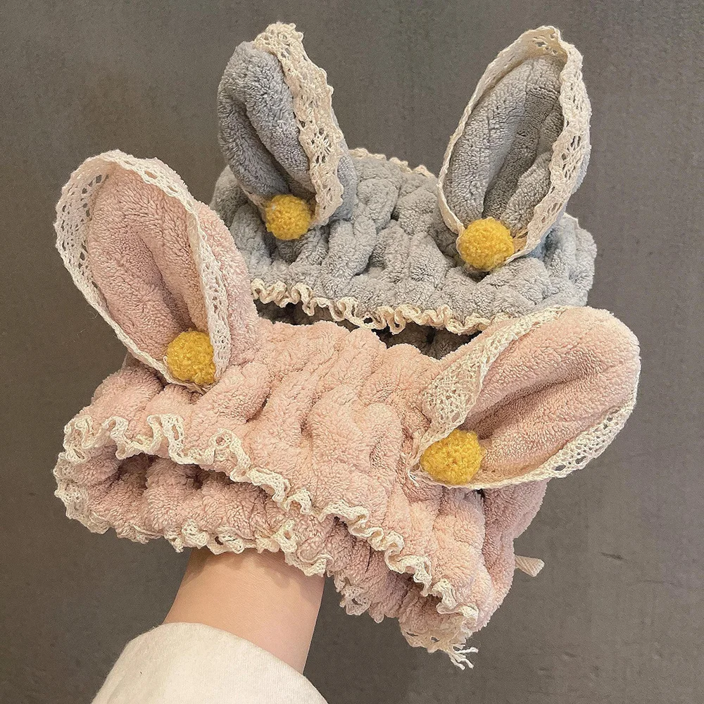 

Three-Dimensional Bunny Ears Headband For Autumn Winter Soft Cute Hair Band Face Wash Makeup Hairband Headwear 2021 New