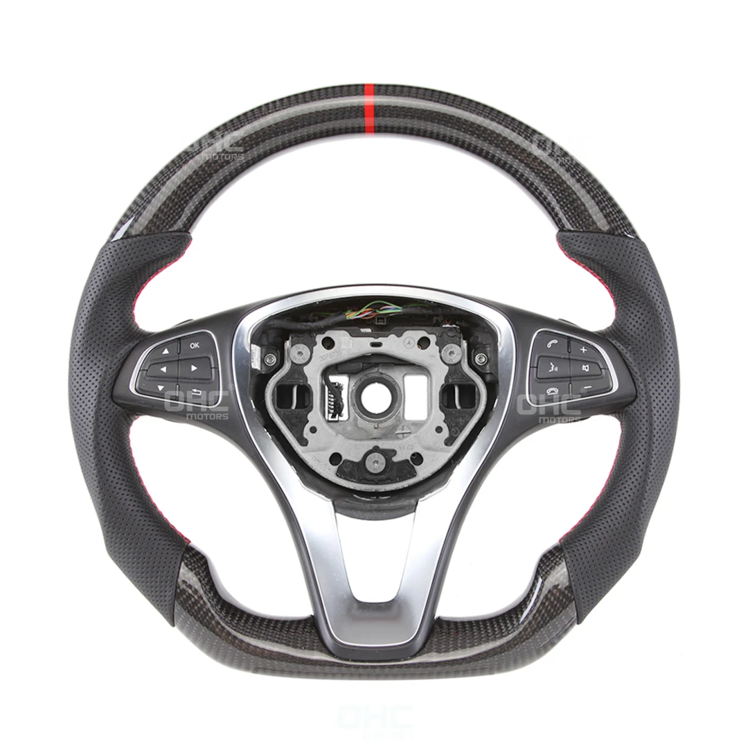 

Genuine Carbon Fiber Steering Wheel Fit for Mercedes Benz CLA