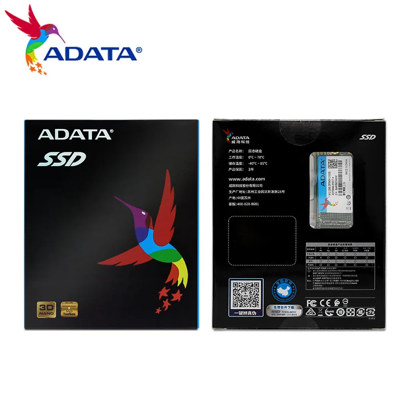 ADATA SP580M M.2 2280 Твердотельный накопитель 256 ГБ 512 SATA III M2 внутренний жесткий диск 3D NAND