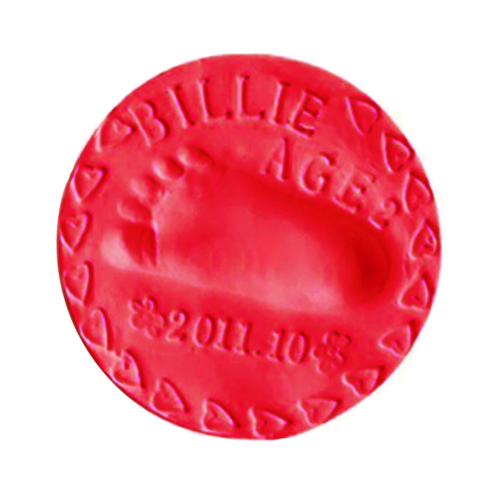 Воздушная подушка для ног мягкая глина сушки детский отпечаток отпечатка литье