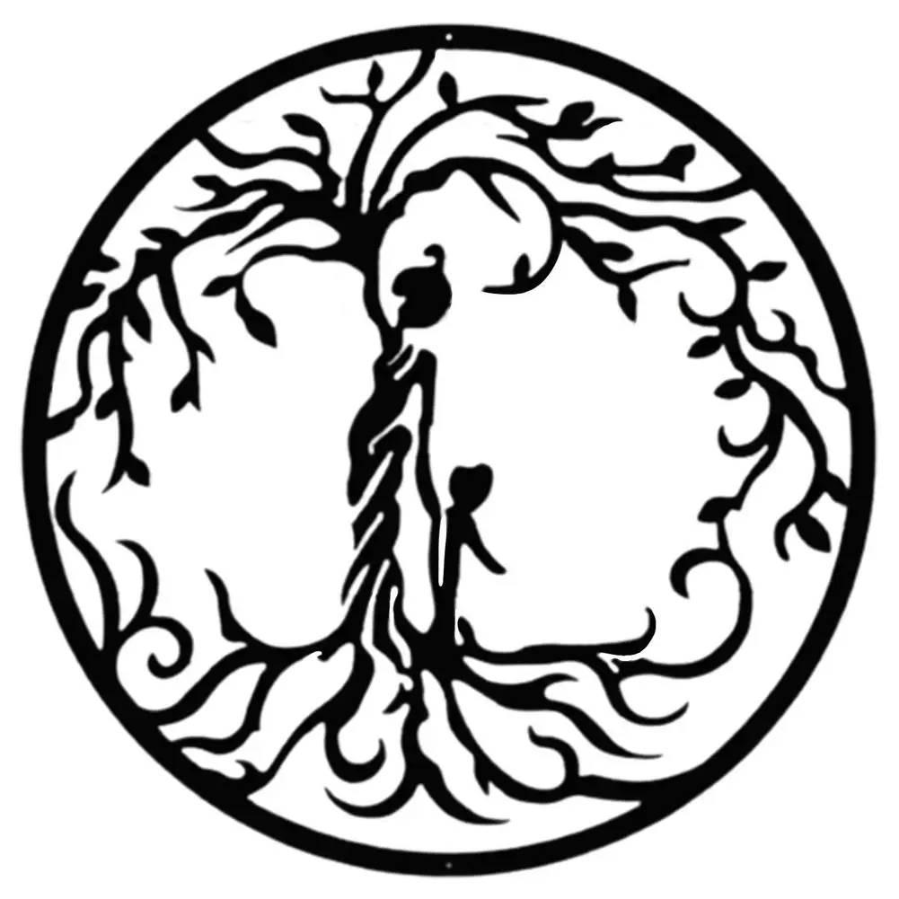 

Дерево жизни, Настенный декор, 12,6 дюйма, Металлический Настенный декор, 4 вида, декоративное искусство, легко установить, не выцветает, подар...