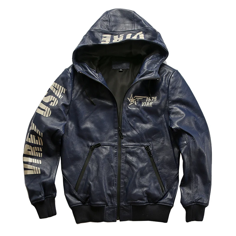 

Прочтите описание! Мужская куртка Азиатского размера из козьей кожи, мужская стильная толстовка