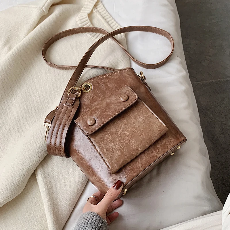 Новинка 2020 наплечная сумка-мессенджер модные женские сумки повседневные ретро