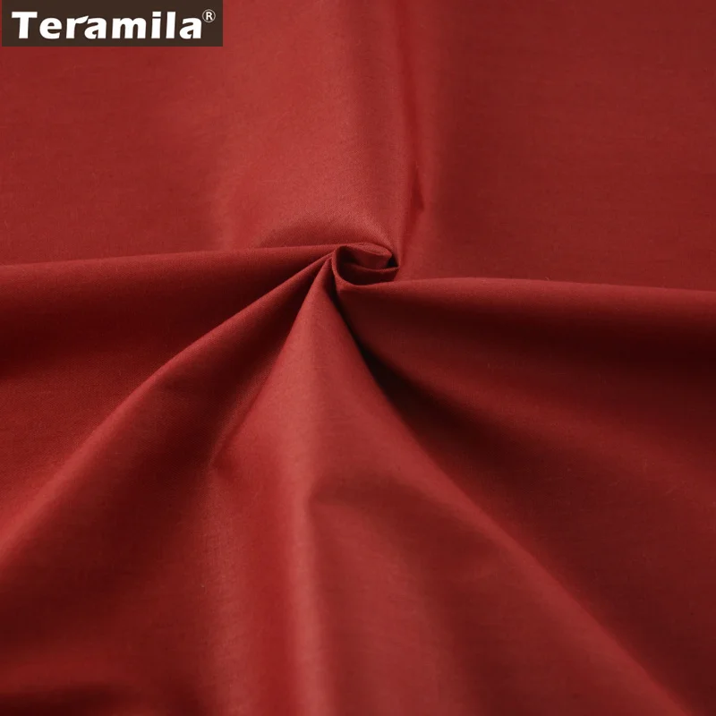 2016 благородный Роза сплошной красного цвета 100% хлопок Ткань жира квартал