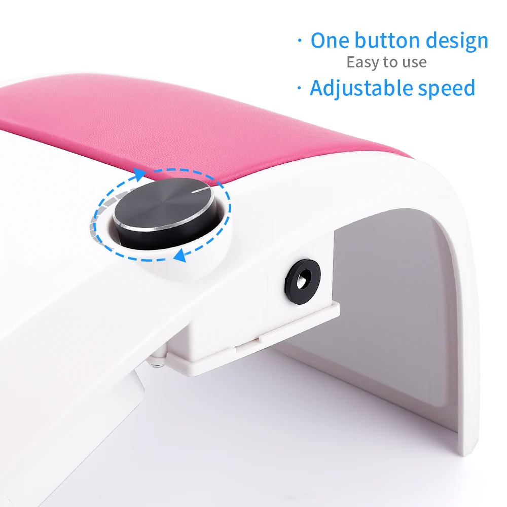 60 Вт всасывание пыли для ногтей сильный регулируемый скоростной коллектор