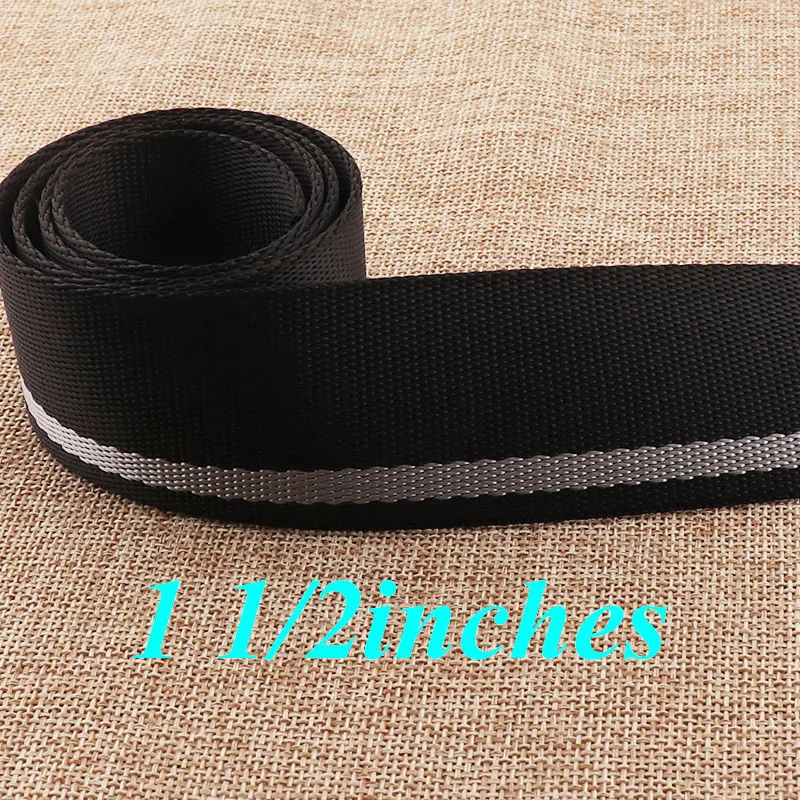 Плетеный Нейлоновый ремень 38 мм черный серый полосатый гладкий для ключей