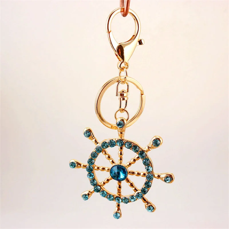 Винтажный якорь Искусственный для мужчин безделушка Ретро Якорь руль брелок на
