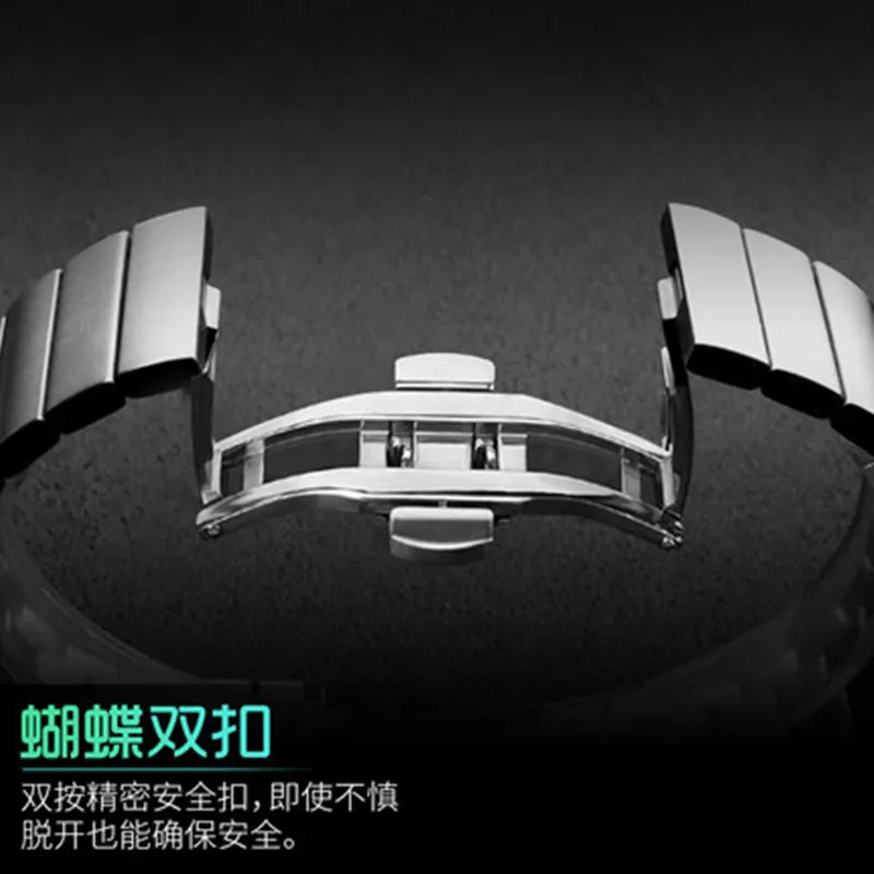 Миланский ремешок из нержавеющей стали для часов Quick Release для huawei Watch GT 2 46 мм/Amazfit GTR 47 мм ремешок металлический браслет