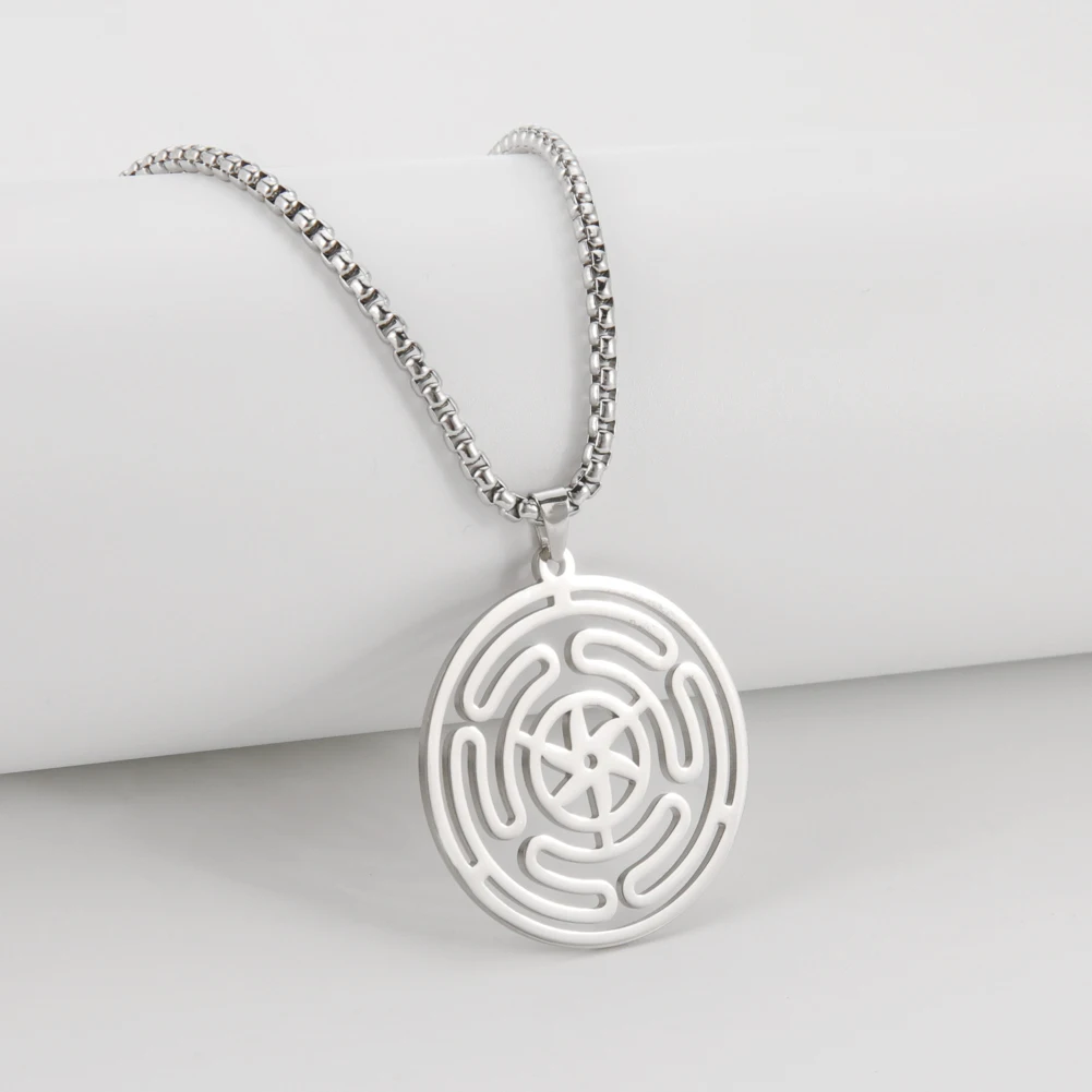 My Shape Ожерелье Hekate с подвеской-колесиком для мужчин Ювелирное Украшение в стиле