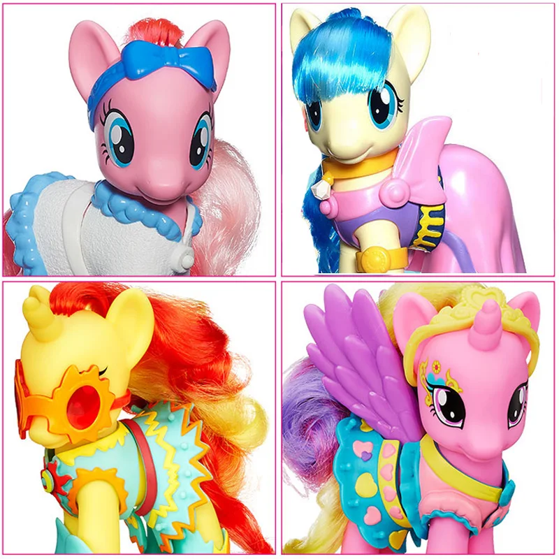 My Little Pony фигурка малыша на шею вращающаяся игрушка принцесса девочка горячие игрушки подарок на день рождения игрушки для детей Детские игрушки подарок на день рождения