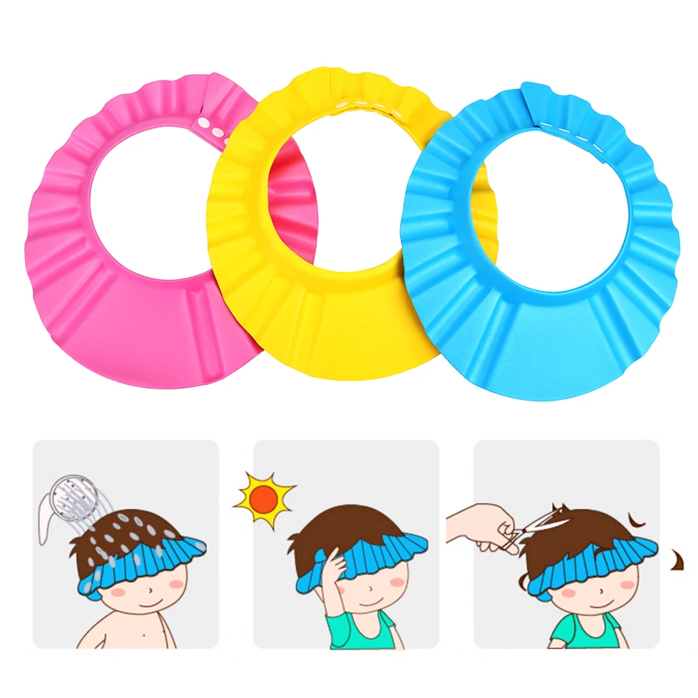 HILIFE детская шапочка для душа купания шампунь детей защита ванны Мягкие Шапки