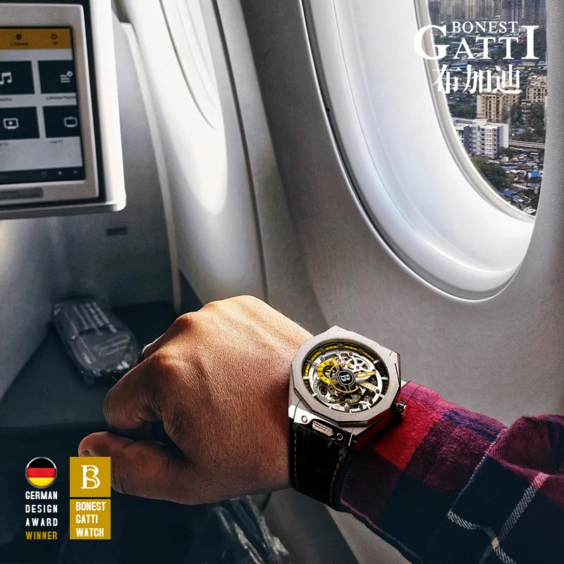 GATTI Новый Для мужчин часы спортивный топ Брендовые спортивные Водонепроницаемый