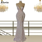 Женское вечернее платье-Русалка Floria, модельное платье в арабском стиле, с бусинами, платье для выпускного вечера, 2022
