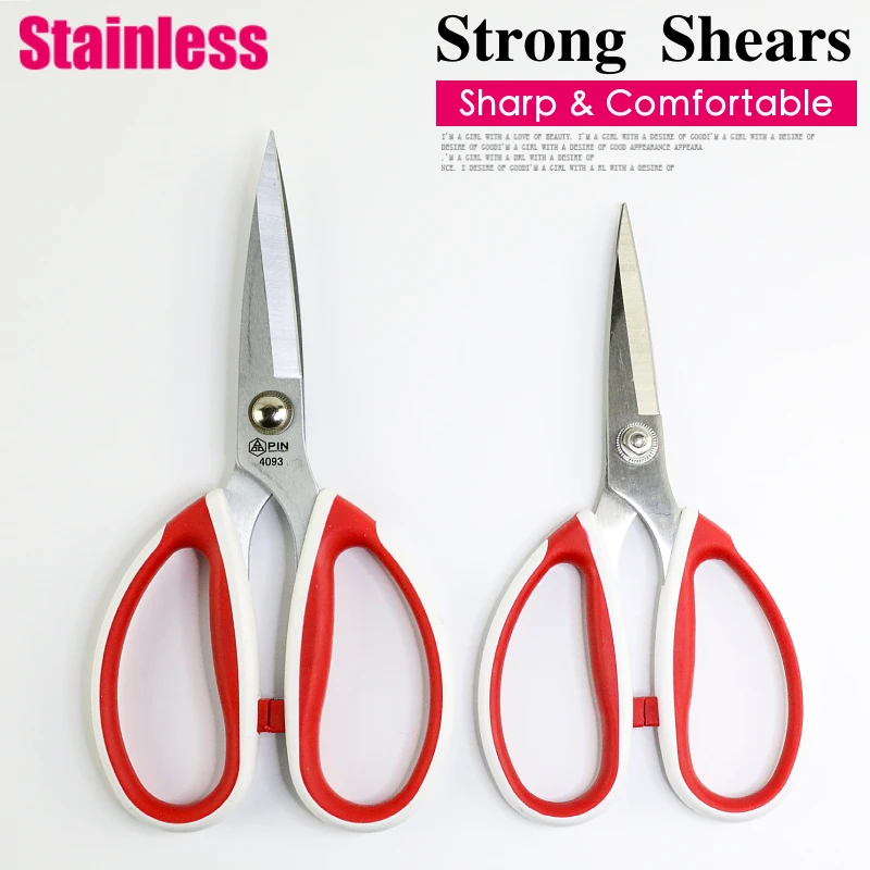 9'' / 8'' Stainless Steel Yarn Shears Cutting Sewing Accessories Scissors Fabric / Kitchen / Cutter Tailor Tools