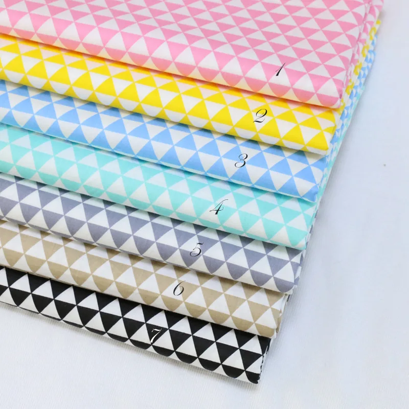 Хлопчатобумажная ткань с принтом для новорожденных 160 см х 50