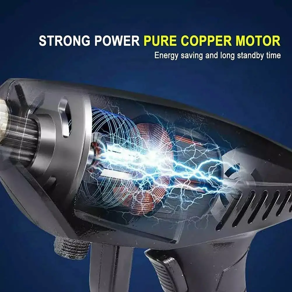 Pаспродажа 21-вольтовый 30Bar беспроводной пистолет для мойки воды высокого давления, портативный генератор пены для мойки высокого давления для батареи ...