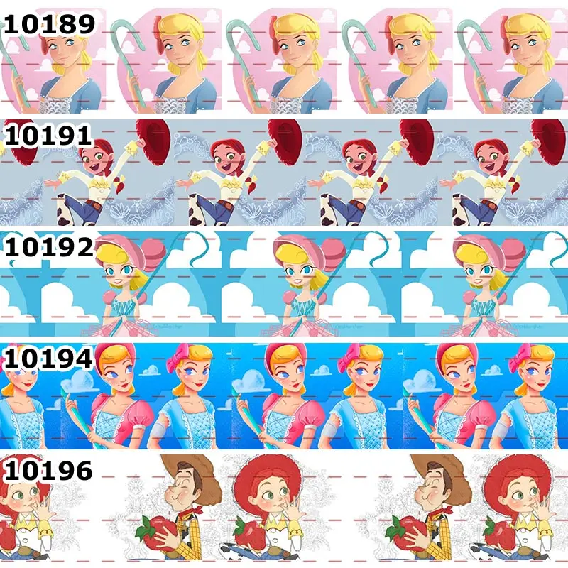 10 ярдов-разные размеры-фантастические Мультяшные персонажи Стиль Напечатанные