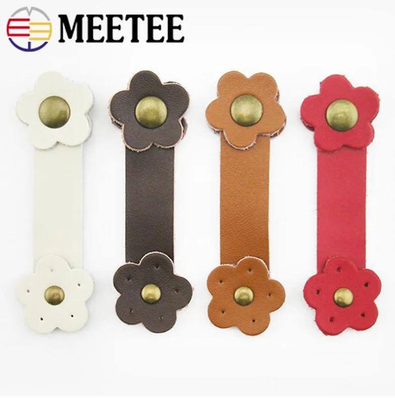 Meetee 5 шт. 2 5*6 см цветок натуральная кожа сумка застежка пряжка Сделай Сам сумки для