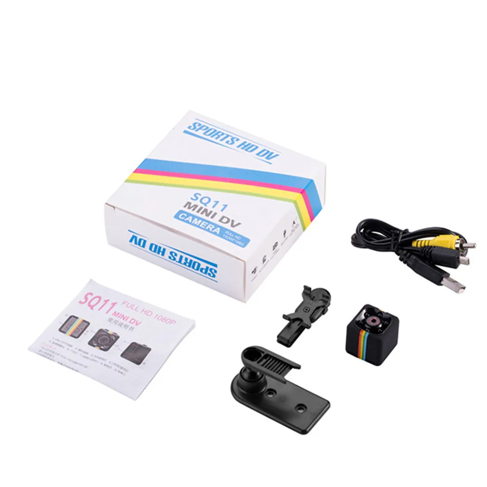 Мини-камера Full HD 1080P с датчиком ночного видения видеокамера видеорегистратор