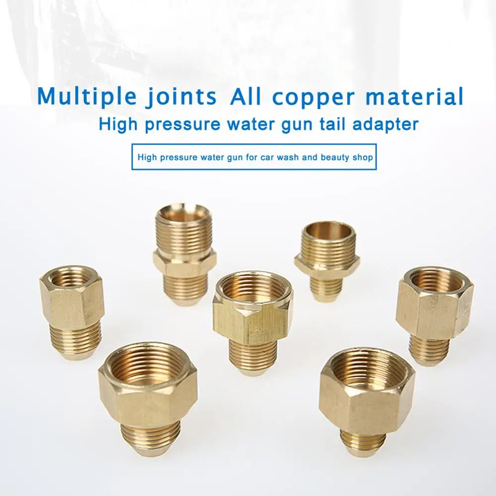 Латунный адаптер для стиральной машины от штекера к женскому выпускному