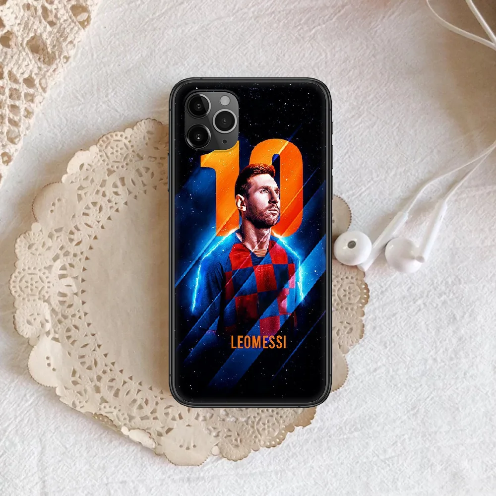 

Messi Soccer Player Phone Case Cover Hull For iphone 5 5s se 2020 6 6s 7 8 12 mini plus X XS XR 11 PRO MAX black Waterproof 3D