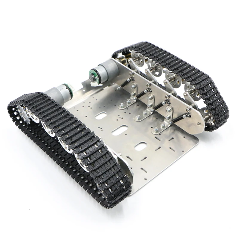 DIY  Tank Toy Kit chassis Smart Car Crawler Chassis Robot Chassis Metal Encoder with Encoder for Tank model Programming