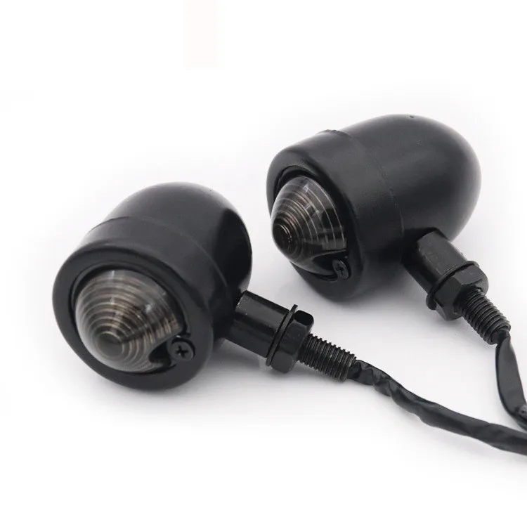 Универсальный поворотный сигнал для мотоцикла QIPO Металлическая лампа Yamaha Suzuki