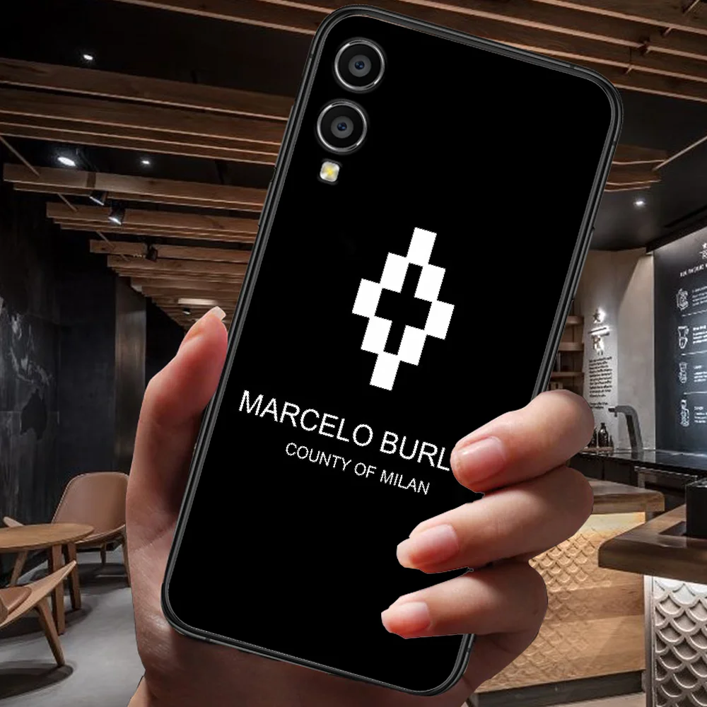 

Fashion Luxury Brand Marceloes Phone Case For Huawei Honor 6A 7A 7C 8 8A 8X 9 9X 10 10i 20 Lite Pro Play black Shell Luxury
