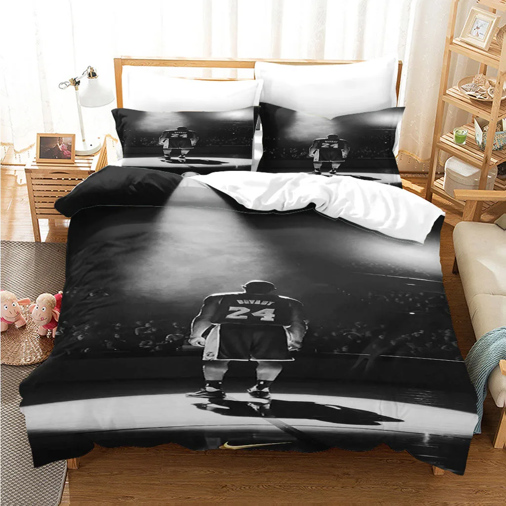 

3D Bedding Sets Duvet Quilt Cover Set Comforter Bed Pillowcase King Queen 220x260cm Size Black Gold Design Printed