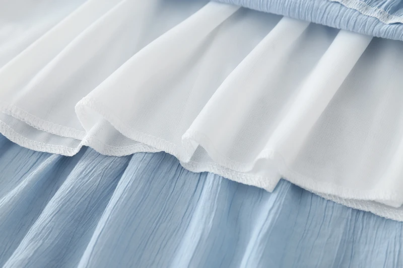 

Elegant V-Neck Ruffles Women Dress Elastic Waist Cotton Dress 2021 summer Vintage Short sleeve Midi Dress Vestidos