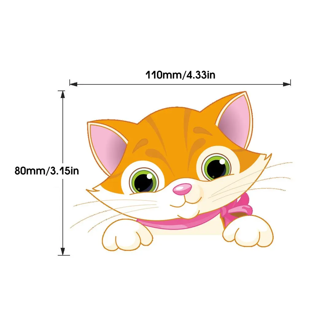 1 шт. наклейка с милым рисунком слон кошка панда Жираф выключатель света