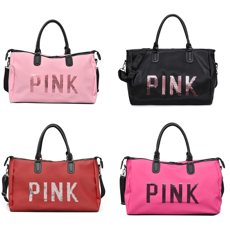 

2021 Sequin Ladies Travel Bag Handbag Men Duffel Bags Fitness Pack Messenger Packs Waterproof Woman Mountaineering Bag Yoga Bag