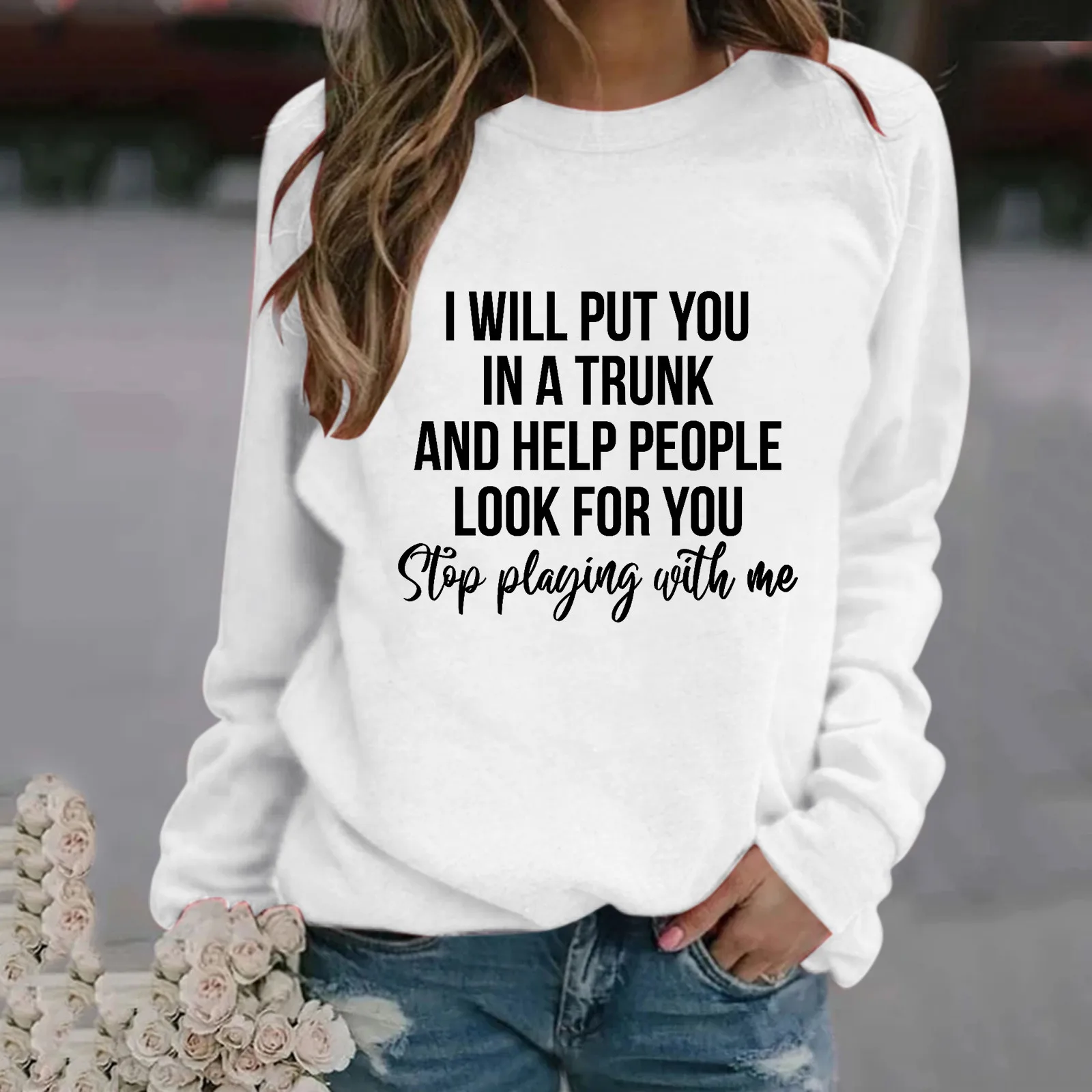 Hoodie Women Oversize M-3XL Fashion Winter Womens Casual Long Sleeve Tops Ladies Print Sweatshirt high quality materials#40